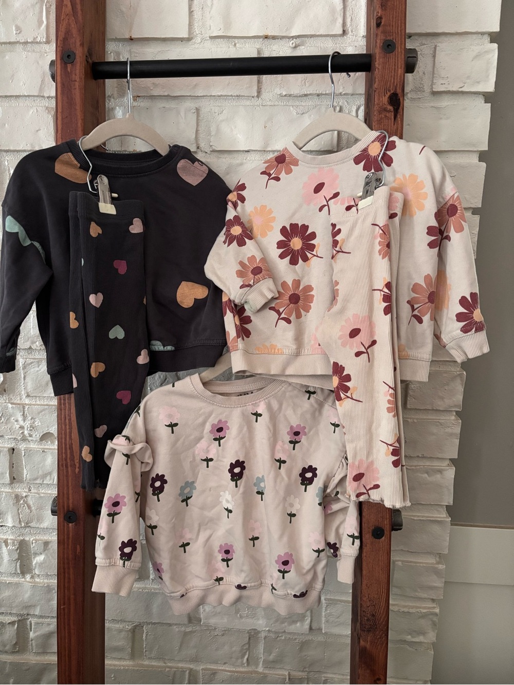 3x 12-18month Sweatshirt and Jogger Sets